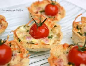 Tartelettes croque-monsieur
