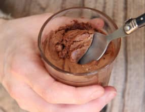 Mousse au chocolat sans œuf