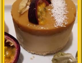 Minis Bavarois aux fruits exotiques.