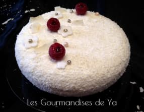 Entremets coco - framboise