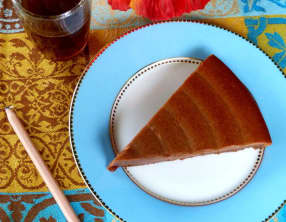 Fondant "pot de yaourt" à la compote de pommes et cacao