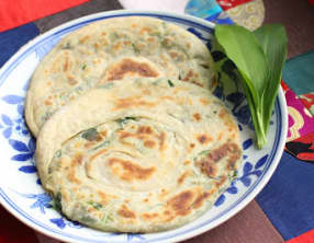 Galettes chinoises à l'ail des ours
