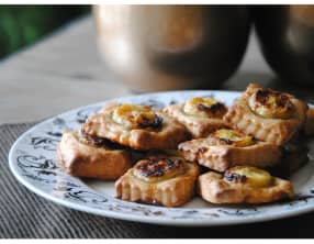 Biscuits cannelle et bananes