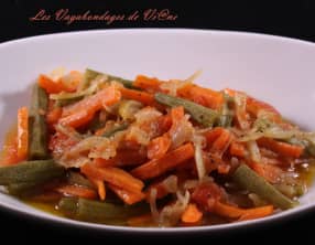 Salade de carottes et gombos