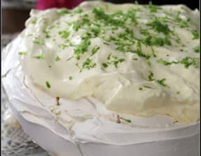 Pavlova comme une Key Lime Pie inversée