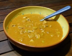 Soupe de gombos à la dinde