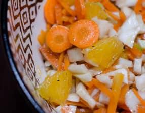 Salade orientale au fenouil et aux carottes