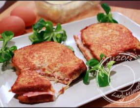 Croque-monsieur façon pain perdu