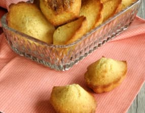 Madeleines Demi-complètes au Pralin sans beurre
