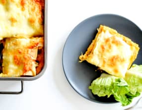 Lasagnes de Butternut, Boeuf,Champignons et Ricotta