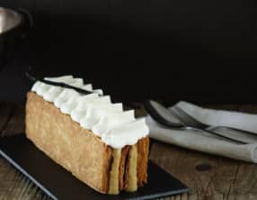 Mille-feuille vanille et caramel