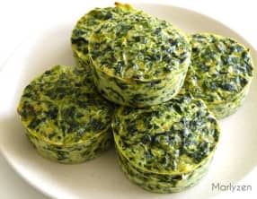 Timbales d'épinards