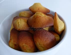 Madeleines aux zestes de citron