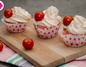 Cupcakes salés tomates jambon et tome