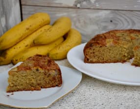 Gâteau au yaourt à la banane