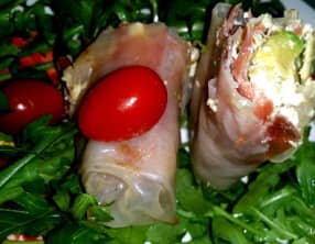 Rouleau de printemps à la ricotta