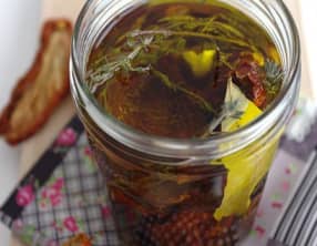 Tomates séchées à l'huile d'olive