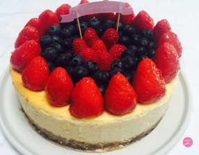Cheesecake aux fruits rouges