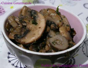 Poêlée de champignons persillés