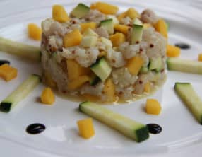 Tartare de poisson à la mangue