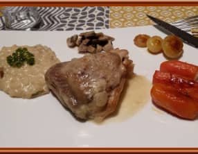 Fricassée de volaille à l'ancienne