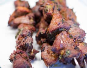 Brochettes d'agneau à la Marocaine