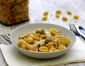 Pastasotto au poulet et champignons