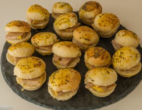 Minis hamburgers au foie gras