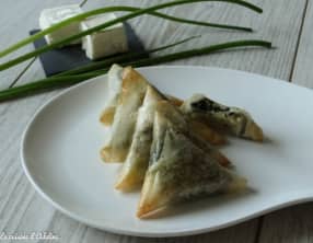 Samoussa épinards et fêta