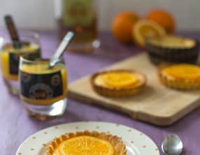 Tartelettes à l'orange et au rhum