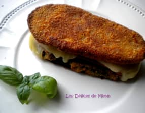 Croqu’aubergine à la parmesane