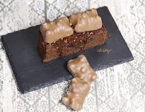Moelleux au chocolat et aux oursons