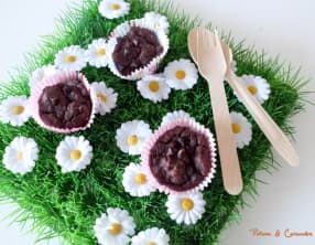 Petits gâteaux chocolatés aux haricots rouges