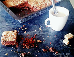 Brownie au Chocolat et aux éclats d'amandes