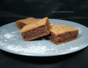 Brownies fondants au chocolat et amandes