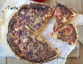 Tarte au thon et tomates