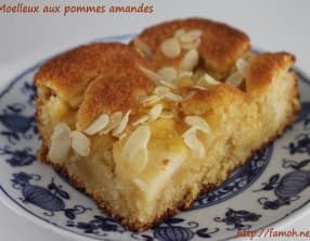 Moelleux aux pommes amandes