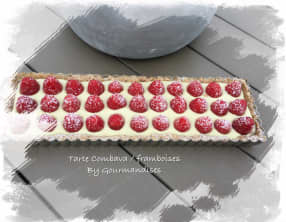 Tarte combava framboises