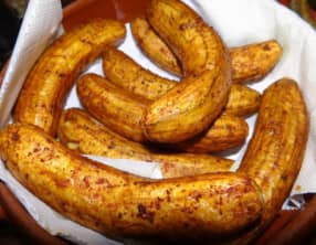 Banane verte frite à la mahoraise