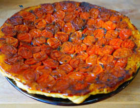 Tarte Tatin de Tomates Cerises Caramélisées