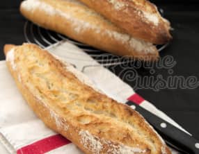 La baguette à 66% de T80 sur poolish à 33%