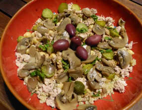 Power bowl au thon et au quinoa