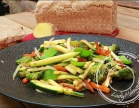 Poêlée veggie au gingembre