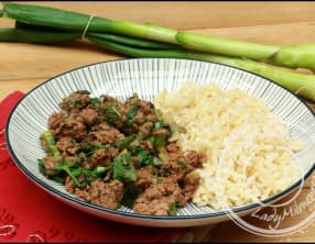 Bœuf haché aux herbes fraîches