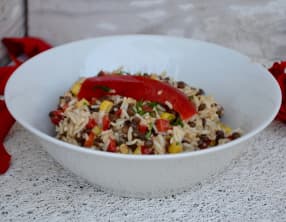 Salade de riz "mexicaine"