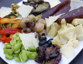 Assiette d'antipasti