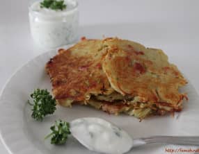 Rosti aux allumettes de dindes