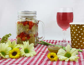 Salade de quinoa poulet et vinaigrette au citron