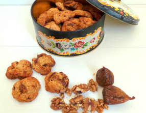 Cookies aux figues et aux noix