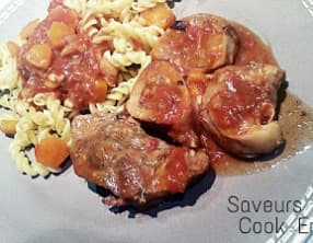 Osso bucco avec le Zeste d'Orange et la crême d'anchois et d'ail